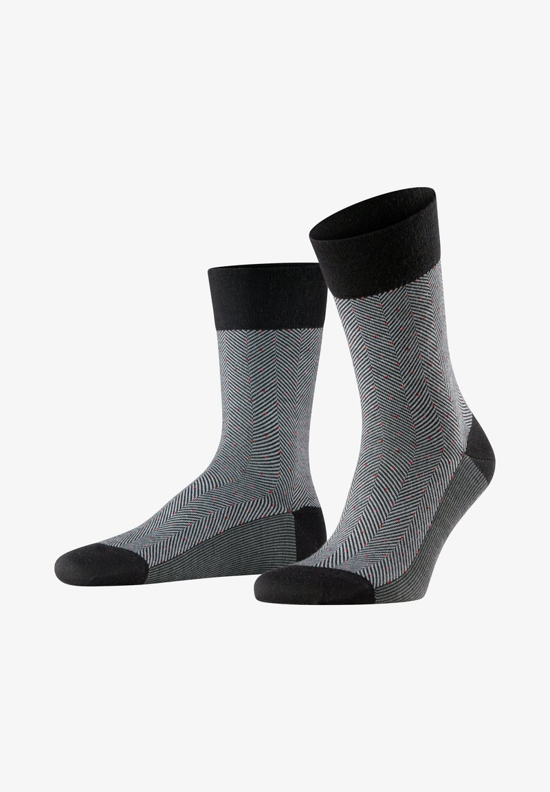 FALKE Sensitive Herringbone - Socken - black