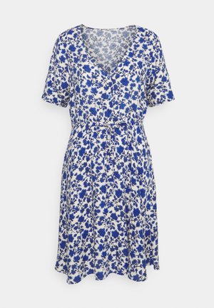 ONLY, ONLVIOLA BUTTON DRESS - Vestido informal - dazzling blue seascape