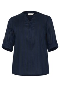 Kaffe Curve SIDA - Blusa - midnight marine   black stripe