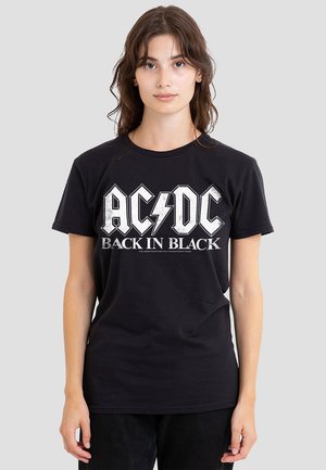 BACK IN BLACK - Print T-shirt - black