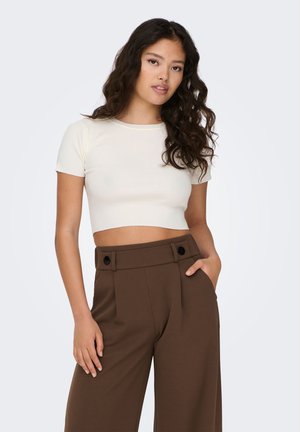 JDY, CIRKELINE - T-shirts basic - cloud dancer