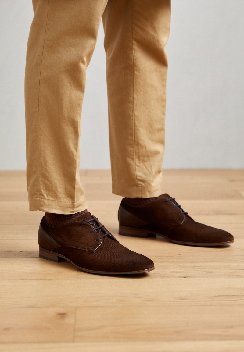 Chaussures Derby Homme Bugatti Mattia - Cuir Noir - Style Élégant Pour Bureau Ou Cérémonie
