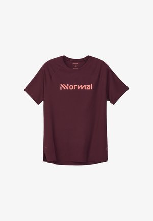 NNormal, RACE T-SHIRT 02 UNISEX - T-shirts print - burgundy
