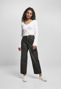 Urban Classics - CROPPED RIB - Long sleeved top - white Thumbnail Image 1
