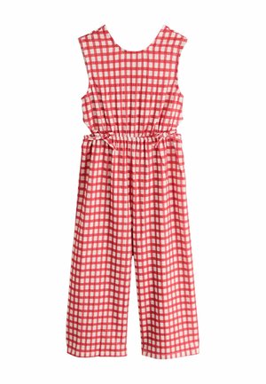 Kezeslábas - red ecru gingham