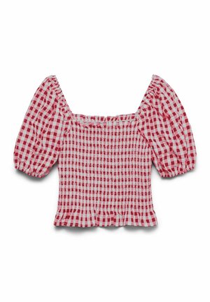 Vero Moda Curve, TOP VMCCARRIE TOP - Blouse - crimson