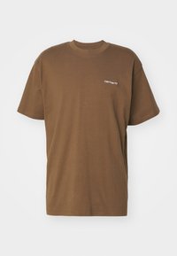 SCRIPT EMBROIDERY - T-shirts basic - lumber/white