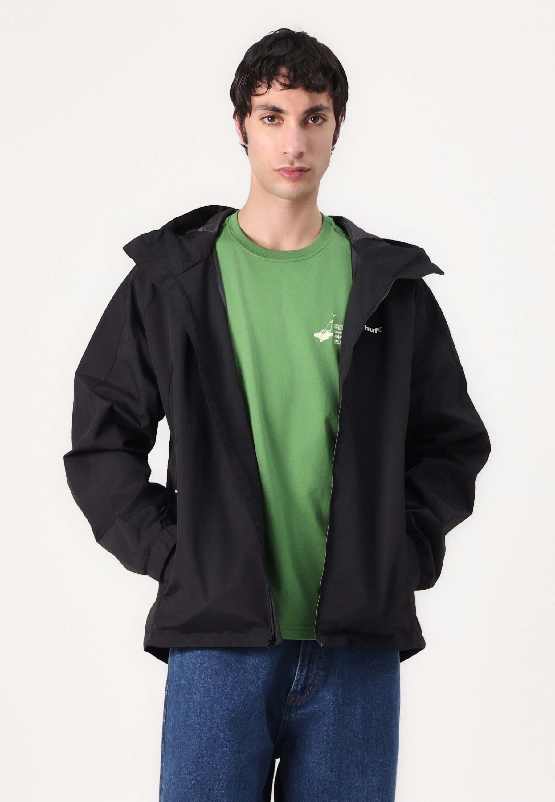 HUF UNISEX - Soft shell jacket - black - Zalando