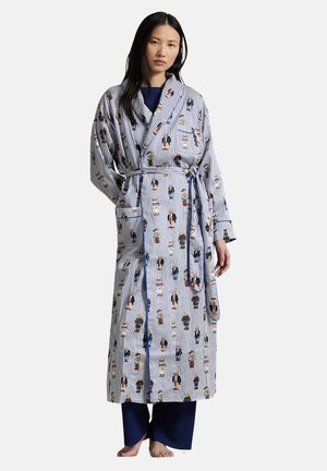 ICONIC BEAR - Badekåber - snowfall blue