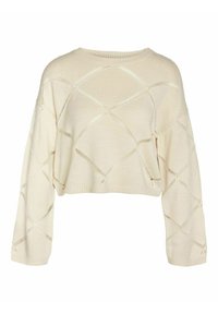 Strickpullover - pearled ivory