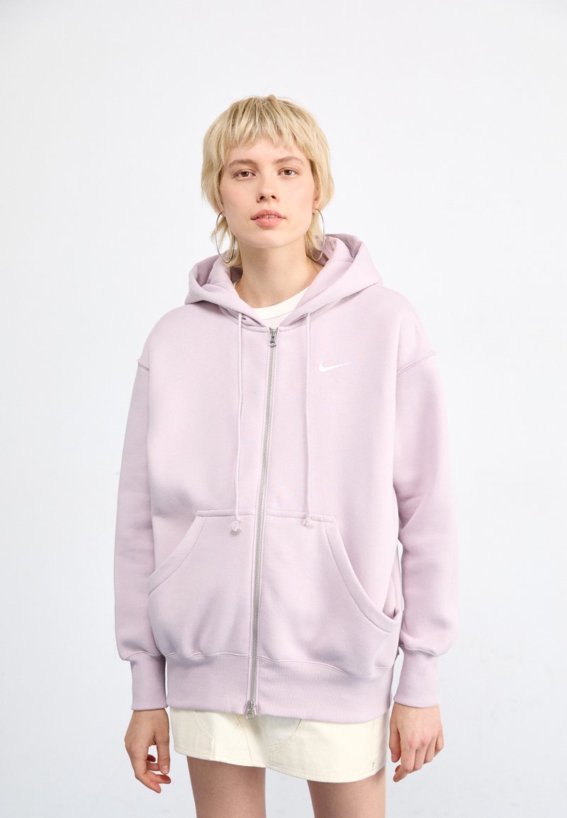 Nike Sportswear HOODIE - Jaka ar rāvējslēdzēju - platinum violet/sail