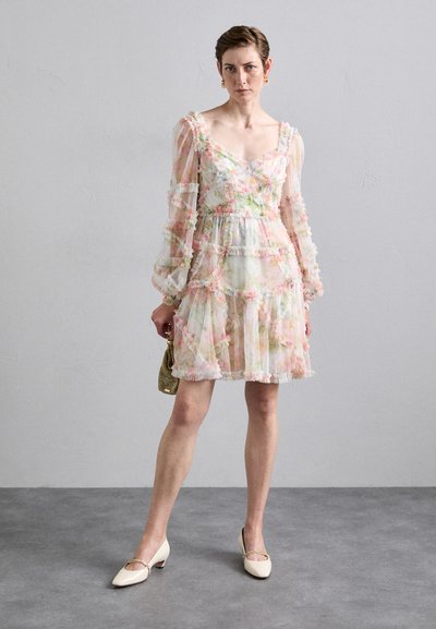 Needle & Thread IMMORTAL MAEVE LONG SLEEVE MINI DRESS - Koktélruha / Partiruha - moonshine