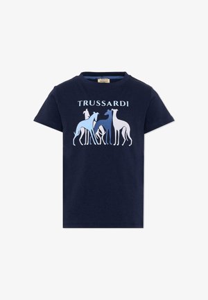 TRU TRUSSARDI JUNIOR, - T-shirt z nadrukiem