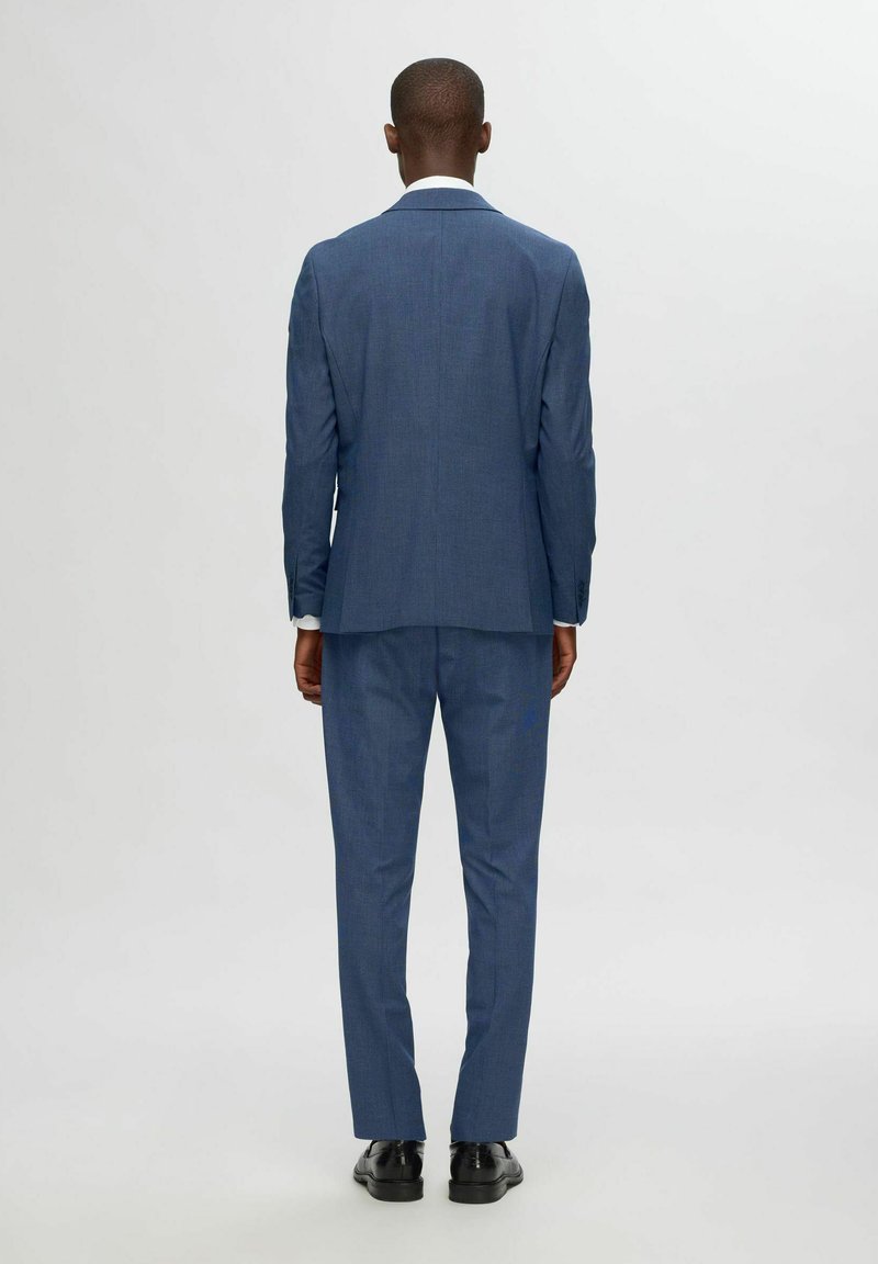 Veste De Costume Homme Ecce Uomo - Couleur Prune Bleue, Taille 52 (L) - Neuf Avec étiquettes
