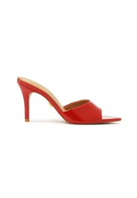 KIMBERLEY - Ciabattine con tacco - red