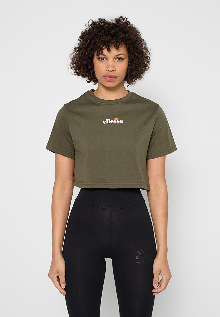 Ellesse T-shirt print kaki