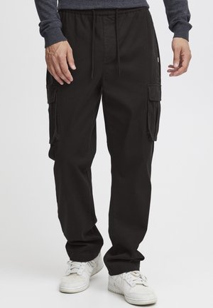 SDGINT STRAIGHT FIT - Cargo trousers - true black
