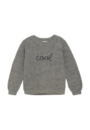Minymo Pullover - dark gull grey