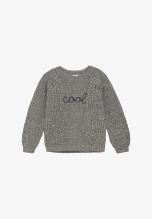 Minymo Pullover - dark gull grey