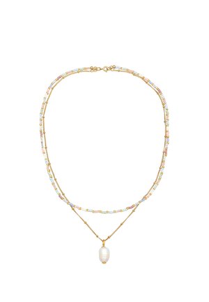 LAYER LOOK PEARLS - Kaulakoru - gold-coloured