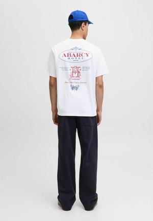 Print T-shirt - bright white