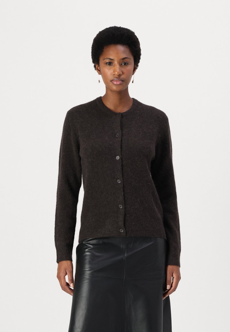Samsøe Samsøe CARDIGAN - Cardigan - chocolate torte