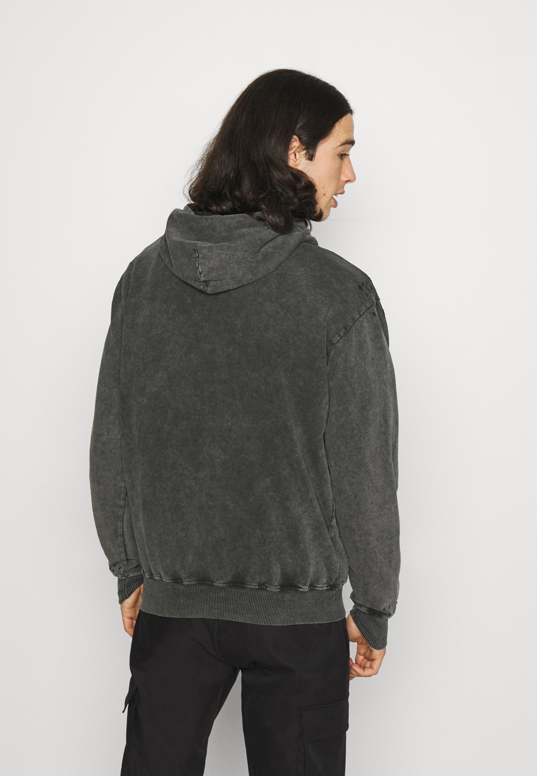 weathered black essentials moletom com capuz