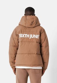 EMBROIDERY. - Winterjas - dark beige