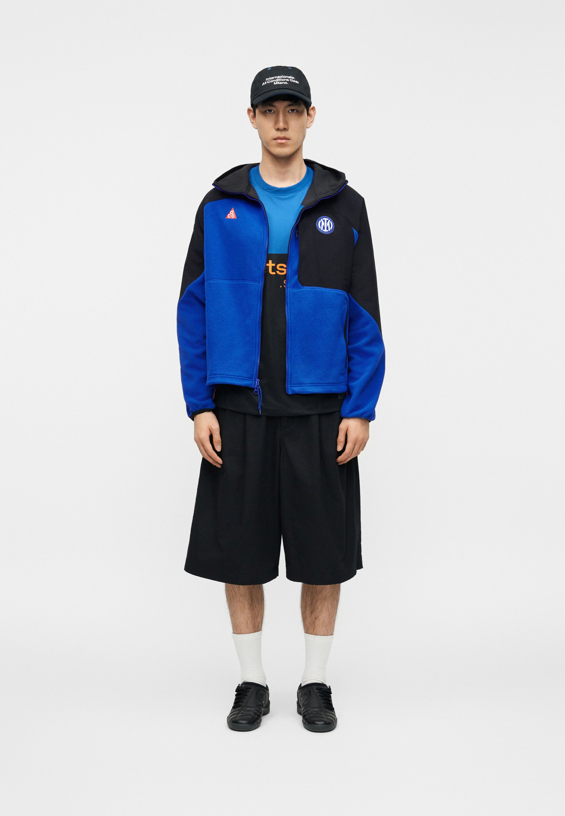 Nike Performance INTER MILAN x ACG - Fleecejacke - black/hyper