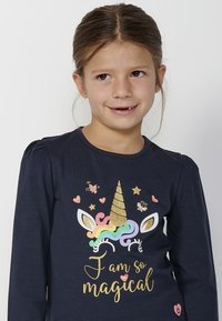 Koroshi Top s dlhým rukávom - navy