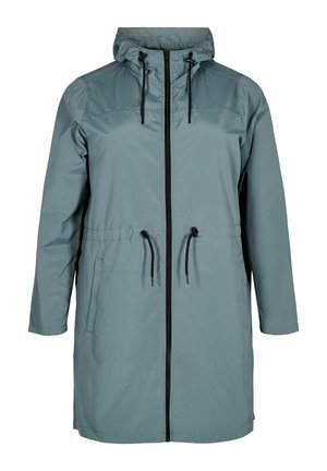 Zizzi FLASH MIT KAPUZE - Vodootporna jakna - balsam green