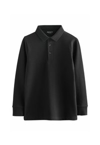 Next REGULAR FIT - LONG SLEEVE  - Poloshirt - black