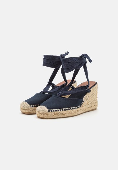 Polo Ralph Lauren WEDGE - Σανδάλια με πλατφόρμα - navy