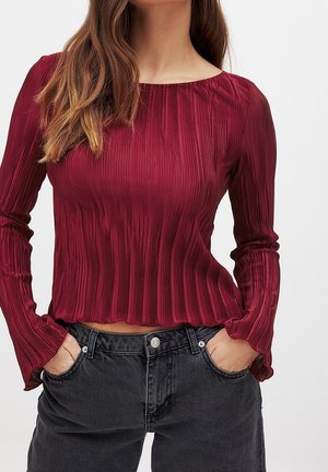 Blouse - dark red
