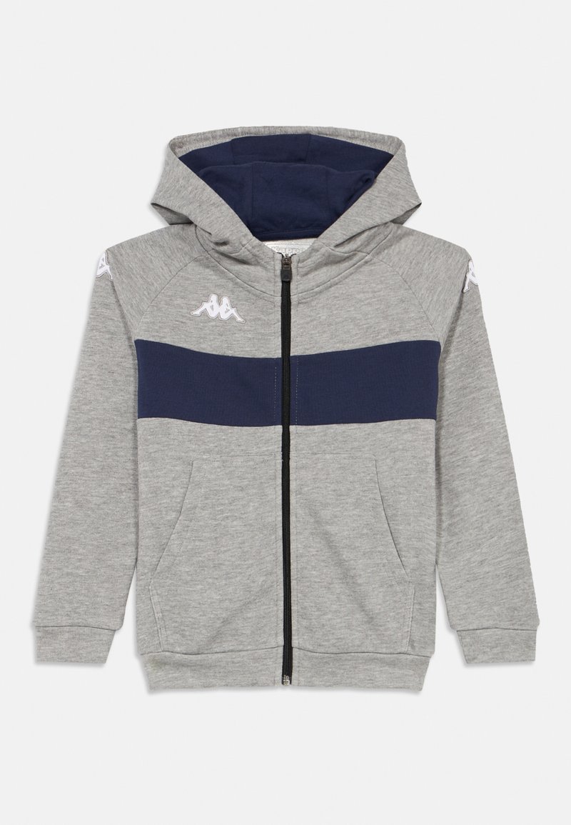 Kappa Sweater met rits lichtgrijs