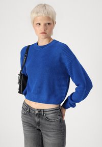 Noisy May NMMAYSA O NECK - Svetrík - lapis blue