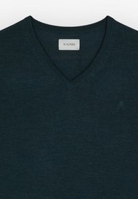Scalpers CLASSIC V NECK  - Pulover - dark green