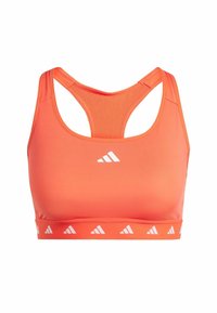 adidas Performance POWERREACT MEDIUM-SUPPORT TECHFIT - Sports-BH-er med medium støtte - bright red