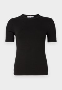 T-shirt med print - black
