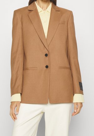 Halflange jas - brown