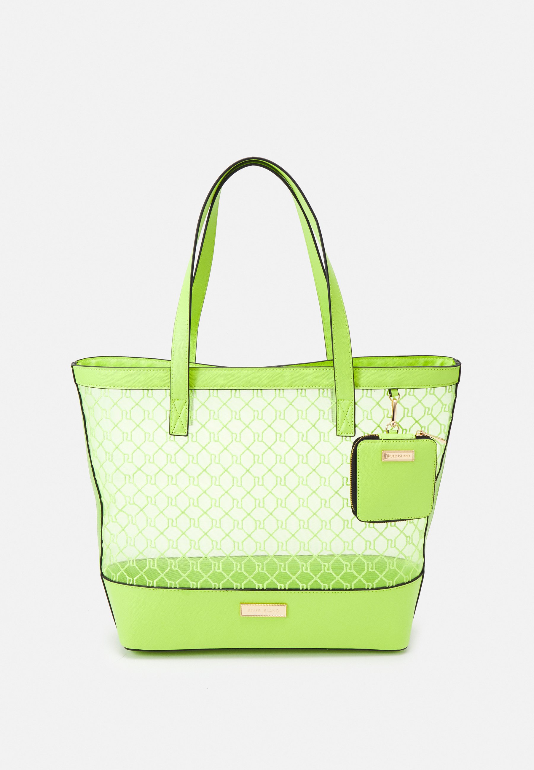 bright green handbag