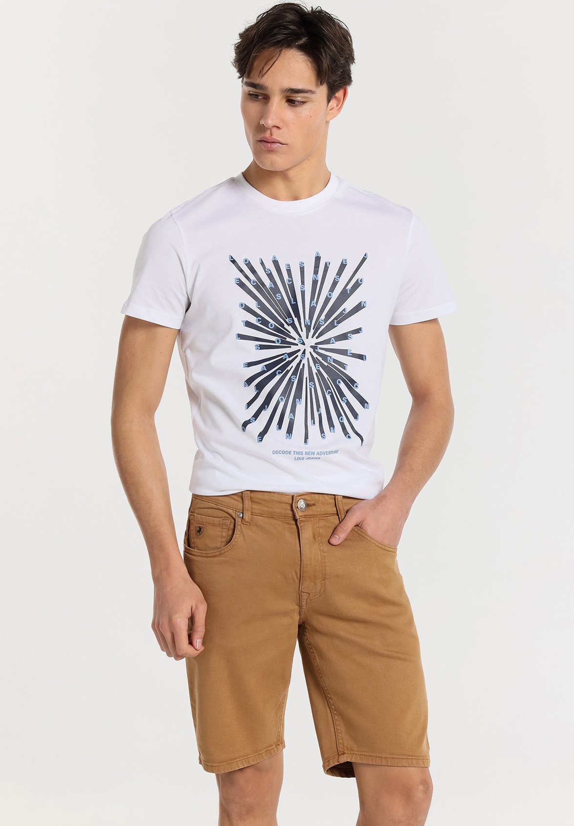 LOIS Jeans POCKET BERMUDA MITTLERE PASSFORM GRÖSSE IN ZOLL