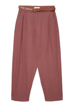 Terranova, TINTA UNITA - Pantaloni - mogano