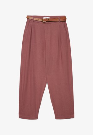 Terranova, TINTA UNITA - Pantaloni - mogano