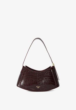 Dune London, DEPENDENT SUEDE - Handtas - burg-croc print leather