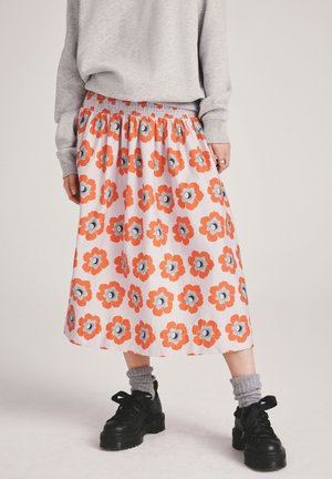 SHIRRED  - Fustă în formă de A - retro floral