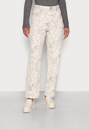 Jeans straight leg - white