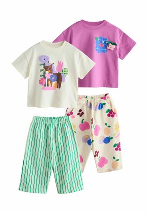 REGULAR FIT - SET 2 PACK   - Pyžamová súprava - purple green