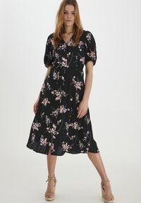 b.young BYMMJOELLA MIDI DRESS - Freizeitkleid - black mix