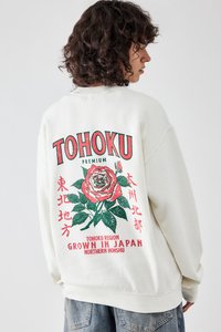 BDG Urban Outfitters TOHOKU ROSE  - Φούτερ - ecru